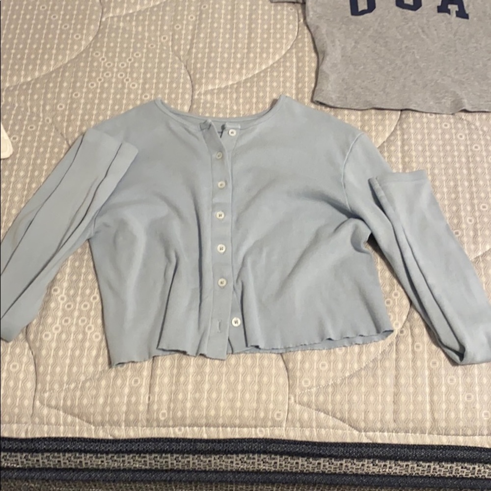 COPY - Brandy Melville long sleeve button top